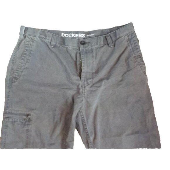 Docker's D3 Classic Stretch Expand-A-Waist Men's Dark Gray Jeans Size 38 x 29 - Picture 2 of 5